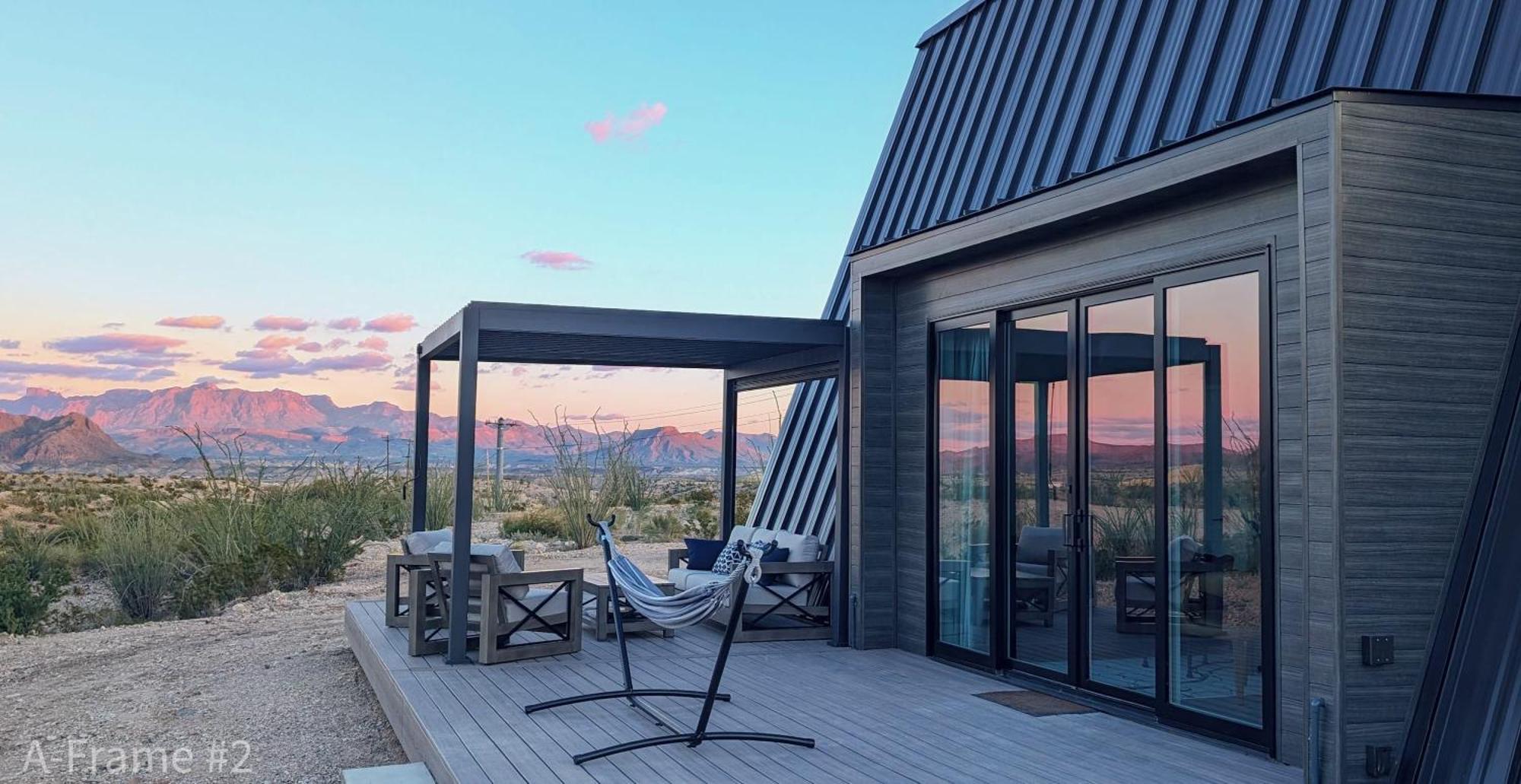 Stardust Big Bend Luxury A-frame#4 Great Views * Terlingua