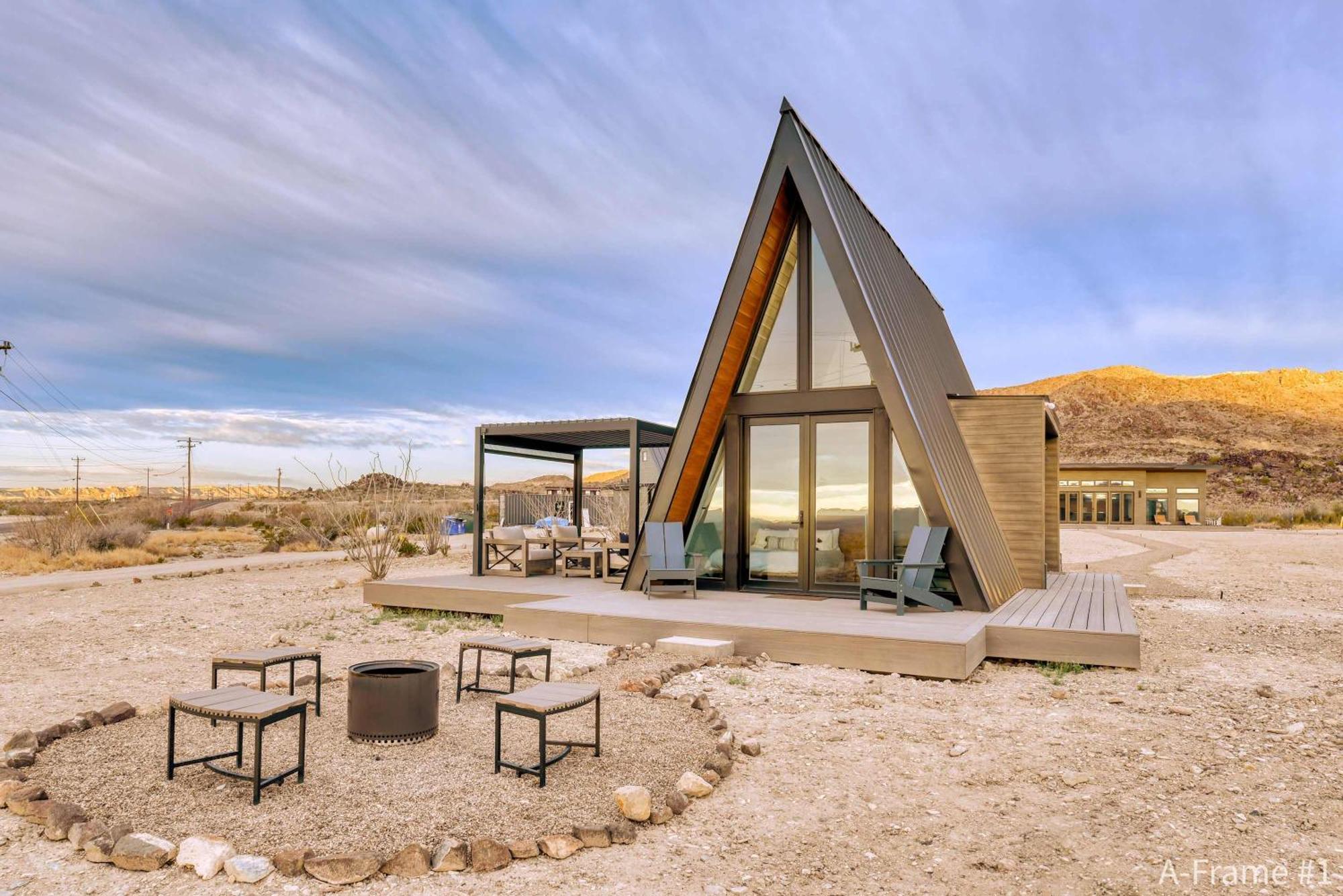 Ferienhaus Stardust Big Bend Luxury A-frame#4 Great Views Terlingua